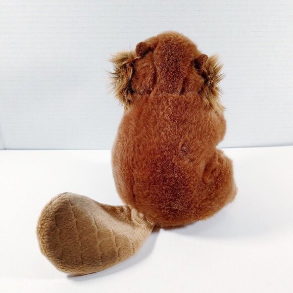 AURORA MIYONI Brown Beaver  Plush stuffed Animal 8" - Picture 3 of 5